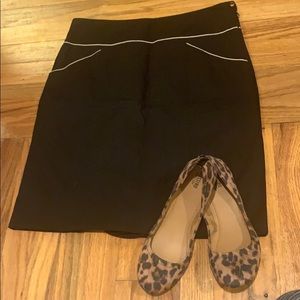 Anthropolgie skirt with back ruffle detail